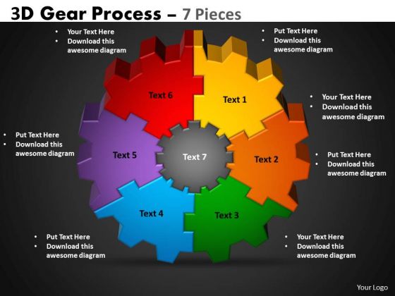 Business Diagram 3d Gear Process 7 Pieces Business Cycle Diagram Business Diagram 3d Gear Process 7 Pieces Business Cycle Diagram
