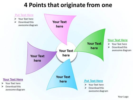 Business Diagram 4 Points That Originate From One Marketing Diagram Business Diagram 4 Points That Originate From One Marketing Diagram