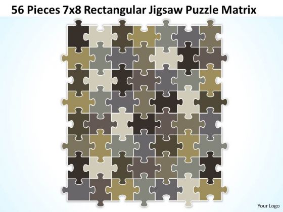 Business Diagram 56 Pieces 7x8 Rectangular Jigsaw Puzzle Matrix Sales Diagram Business Diagram 56 Pieces 7x8 Rectangular Jigsaw Puzzle Matrix Sales Diagram