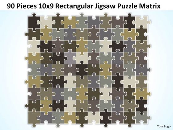 Business Diagram 90 Pieces 10x9 Rectangular Jigsaw Puzzle Matrix Sales Diagram Business Diagram 90 Pieces 10x9 Rectangular Jigsaw Puzzle Matrix Sales Diagram