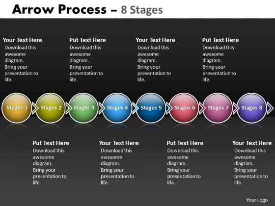 Business Diagram Arrow Process 8 Stages Sales Diagram Business Diagram Arrow Process 8 Stages Sales Diagram