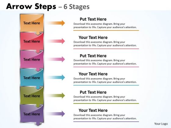 Business Diagram Arrow Steps 6 Stages Boxes Sales Diagram Business Diagram Arrow Steps 6 Stages Boxes Sales Diagram