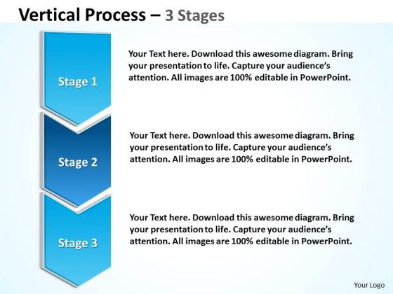 Business Diagram Blue Vertical Process 3 Stages Strategy Diagram Business Diagram Blue Vertical Process 3 Stages Strategy Diagram