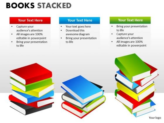 Business Diagram Books Stacked Strategy Diagram Business Diagram Books Stacked Strategy Diagram