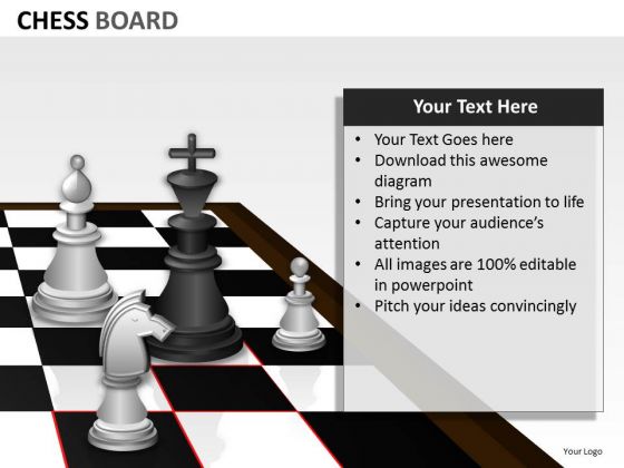 business diagram chess board strategy diagram 1