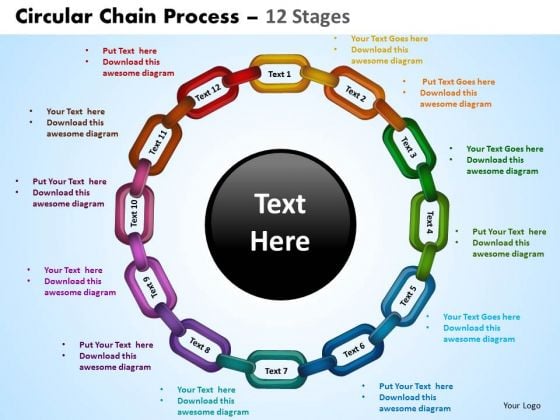 Business Diagram Circular Chain Flowchart Process Diagram 12 Stages Sales Diagram Business Diagram Circular Chain Flowchart Process Diagram 12 Stages Sales Diagram