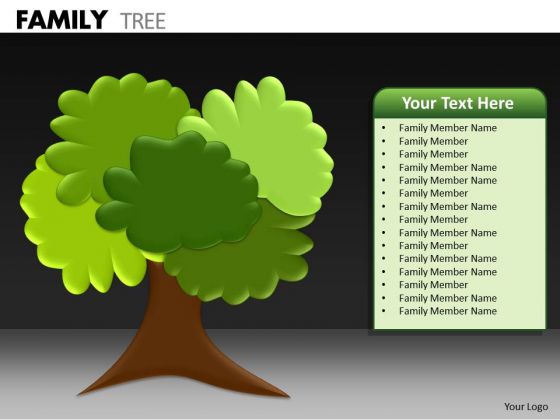 Business Diagram Family Tree Strategic Management