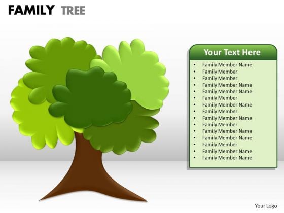 Business Diagram Family Tree Strategy Diagram