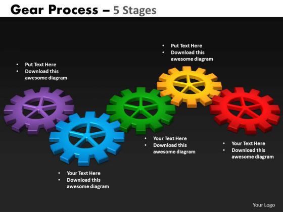 Business Diagram Gears Process 5 Stages Style Sales Diagram Business Diagram Gears Process 5 Stages Style Sales Diagram