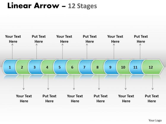 Business Diagram Linear Arrow 12 Stages Marketing Diagram Business Diagram Linear Arrow 12 Stages Marketing Diagram