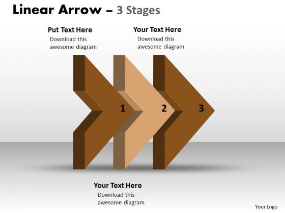 Business Diagram Linear Arrow 3 Stages Strategy Diagram Business Diagram Linear Arrow 3 Stages Strategy Diagram
