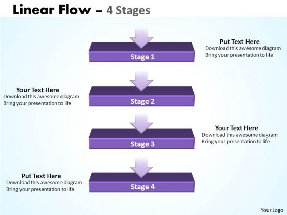 Business Diagram Linear Flow 4 Stages Diagram Strategy Diagram Business Diagram Linear Flow 4 Stages Diagram Strategy Diagram