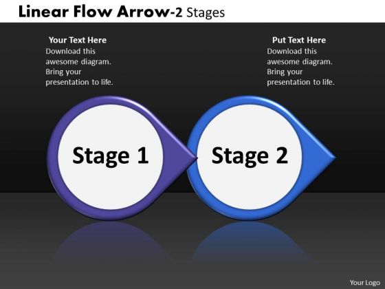 Business Diagram Linear Flow Arrow 2 Business Diagram Linear Flow Arrow 2