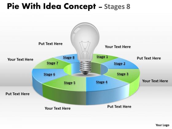 Business Diagram Pie With Idea Concept Stages 8 Circular Marketing Diagram Business Diagram Pie With Idea Concept Stages 8 Circular Marketing Diagram