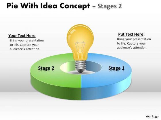Business Diagram Pie With Idea Concept Stages Marketing Diagram Business Diagram Pie With Idea Concept Stages Marketing Diagram