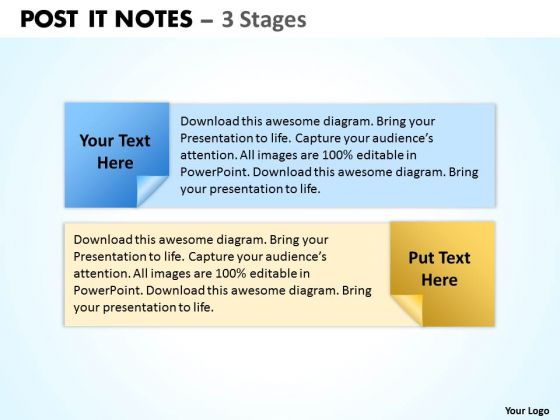 Business Diagram Post It Notes 4 Stages Consulting Diagram Business Diagram Post It Notes 4 Stages Consulting Diagram
