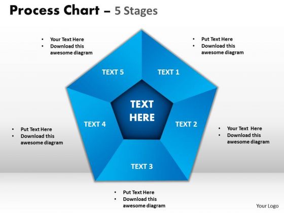 Business Diagram Process Chart 5 Stages Marketing Diagram