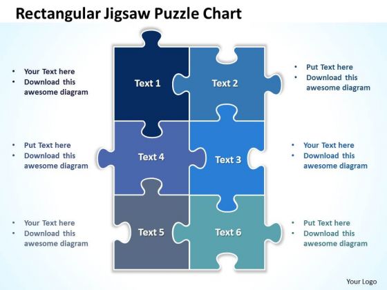 Business Diagram Rectangular Jigsaw Puzzle Chart Sales Diagram Business Diagram Rectangular Jigsaw Puzzle Chart Sales Diagram