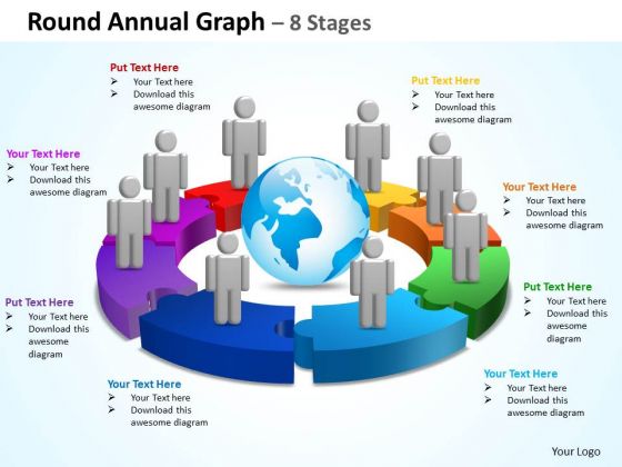 Business Diagram Round Annual Graph 8 Stages Marketing Diagram Business Diagram Round Annual Graph 8 Stages Marketing Diagram