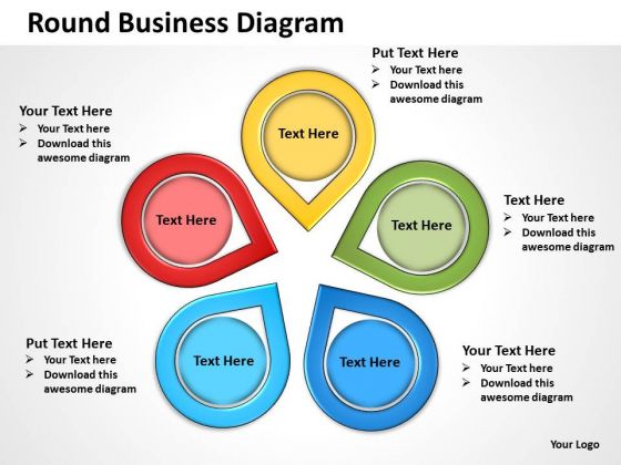 Business Diagram Round Business Diagram Sales Diagram