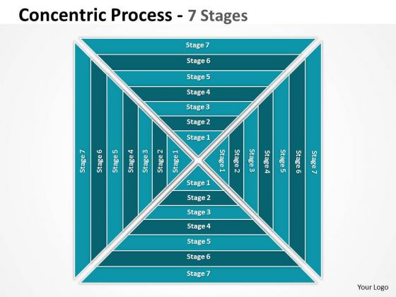 Business Diagram Sqare Concentric Process With 7 Stages Strategy Diagram Business Diagram Sqare Concentric Process With 7 Stages Strategy Diagram