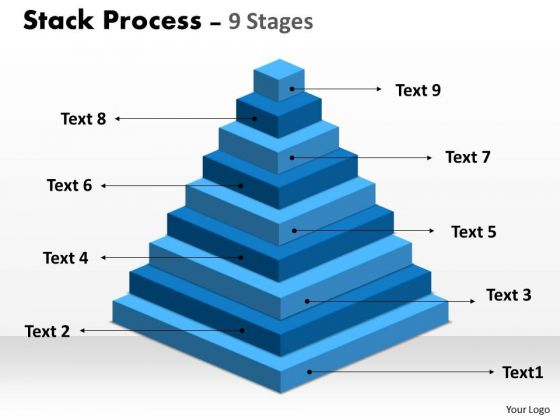 Business Diagram Stack Process With 9 Stages For Business Growth Marketing Diagram Business Diagram Stack Process With 9 Stages For Business Growth Marketing Diagram