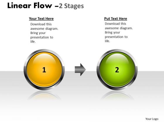 Business Diagram Strategy Diagram Linear Flow 2 Stages Business Diagram Strategy Diagram Linear Flow 2 Stages
