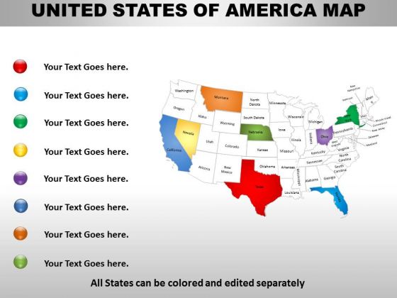 Business Diagram Usa Country Maps Business Cycle Diagram Business Diagram Usa Country Maps Business Cycle Diagram