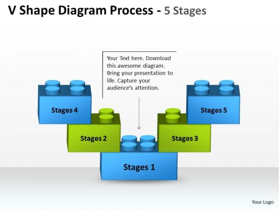 Business Diagram V Shape Diagram Process 5 Stages Strategic Management Business Diagram V Shape Diagram Process 5 Stages Strategic Management