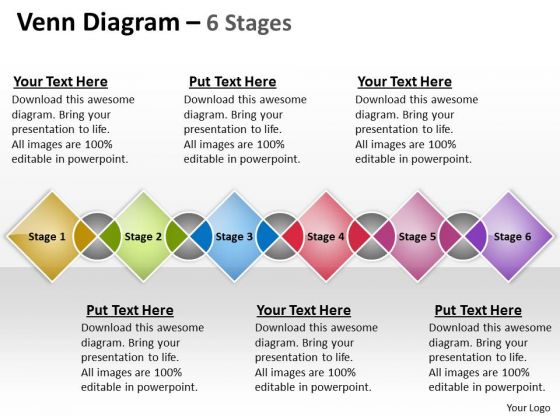 Business Diagram Venn Colorful Diagram 6 Stages Sales Diagram Business Diagram Venn Colorful Diagram 6 Stages Sales Diagram