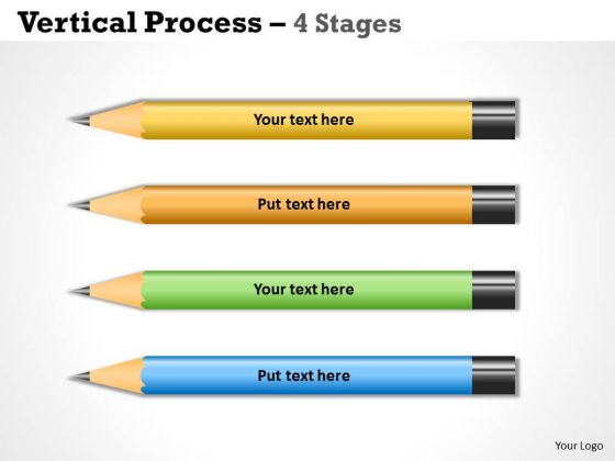 Business Diagram Vertical Process Four Stages Sales Diagram Business Diagram Vertical Process Four Stages Sales Diagram