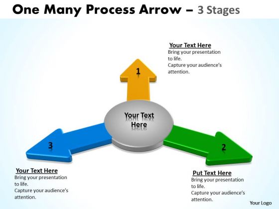 Business Finance Strategy Development 3d Arrow 3 Step Business Cycle Diagram