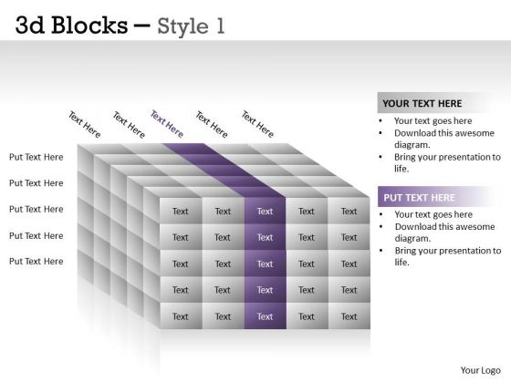 Business Finance Strategy Development 3d Blocks Style Strategy Diagram