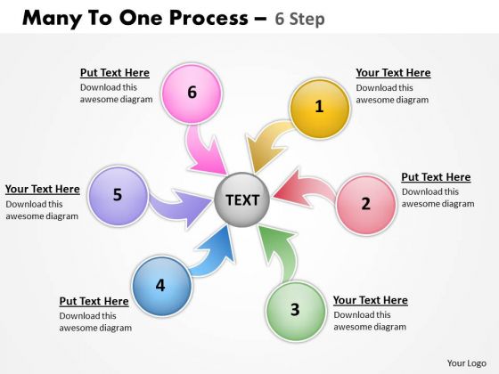 Business Finance Strategy Development Many To One Process 6 Step 13 Sales Diagram Business Finance Strategy Development Many To One Process 6 Step 13 Sales Diagram