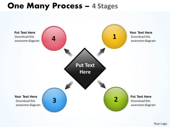 Business Finance Strategy Development One Many Process 4 Stages Sales Diagram Business Finance Strategy Development One Many Process 4 Stages Sales Diagram