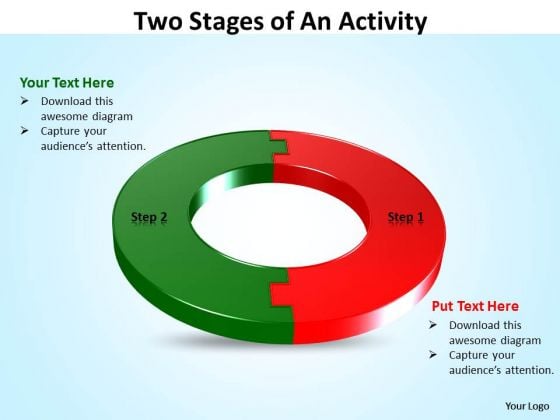 Business Finance Strategy Development Two Stages Of An Activity Strategy Diagram