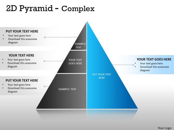 Business Framework Model 2d Pyramid Complex Design With 3 Stages Sales Diagram Business Framework Model 2d Pyramid Complex Design With 3 Stages Sales Diagram