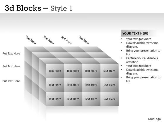 Business Framework Model 3d Blocks Style Consulting Diagram Business Framework Model 3d Blocks Style Consulting Diagram