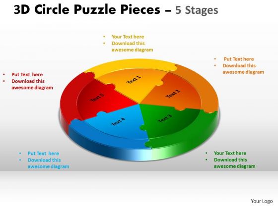 Business Framework Model 3d Circle Puzzle Templates Diagram 5 Stages Sales Diagram Business Framework Model 3d Circle Puzzle Templates Diagram 5 Stages Sales Diagram