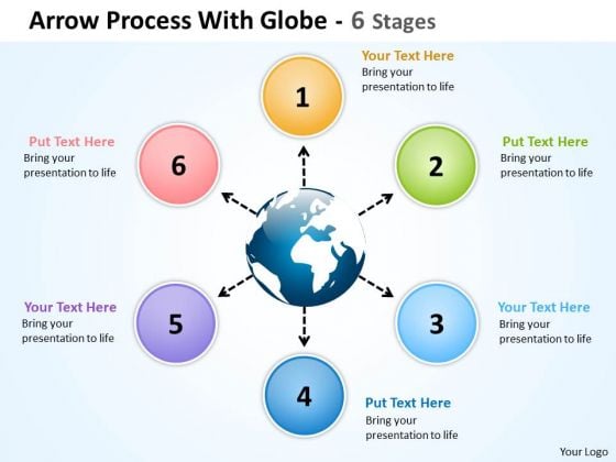 Business Framework Model Arrow Process With Globe 6 Stages Marketing Diagram Business Framework Model Arrow Process With Globe 6 Stages Marketing Diagram