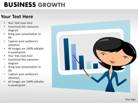 Business Framework Model Business Growth Marketing Diagram
