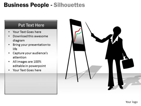 Business Framework Model Business People Silhouettes Consulting Diagram Business Framework Model Business People Silhouettes Consulting Diagram