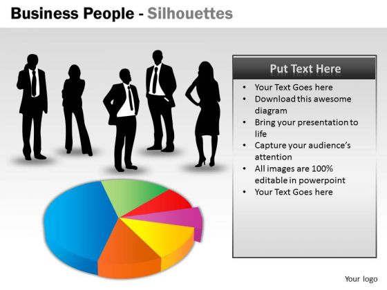 Business Framework Model Business People Silhouettes Strategy Diagram Business Framework Model Business People Silhouettes Strategy Diagram