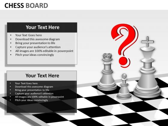 Business Framework Model Chess Board Sales Diagram