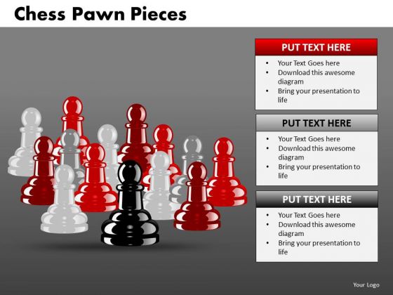 Business Framework Model Chess Pawn Pieces Strategic Management