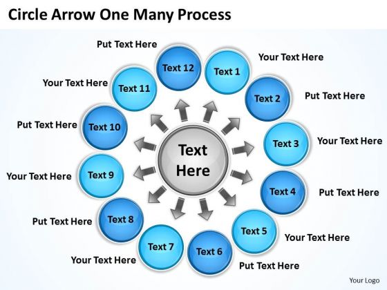 Business Framework Model Circle Arrow One Many Process Marketing Diagram Business Framework Model Circle Arrow One Many Process Marketing Diagram