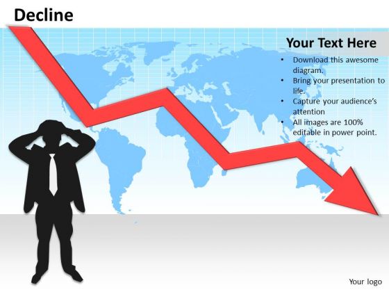Business Framework Model Decline Strategy Diagram Business Framework Model Decline Strategy Diagram