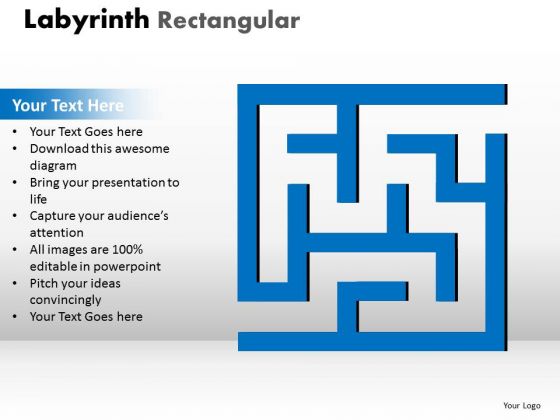 Business Framework Model Labyrinth Rectangular Sales Diagram Business Framework Model Labyrinth Rectangular Sales Diagram