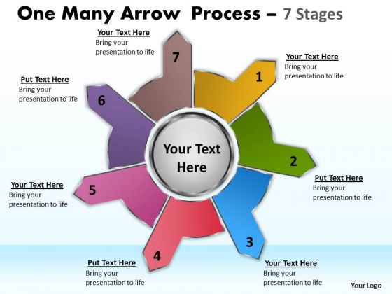 Business Framework Model One Many Arrow Process 7 Stages Sales Diagram Business Framework Model One Many Arrow Process 7 Stages Sales Diagram