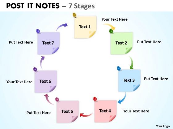 Business Framework Model Post It Notes 7 Stages Marketing Diagram Business Framework Model Post It Notes 7 Stages Marketing Diagram
